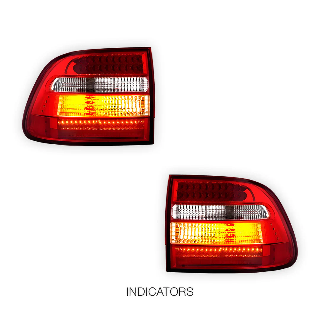 Porsche Cayenne 9PA / 955 (2003 - 2006) LED Tail Lights LH + RH - Image 4