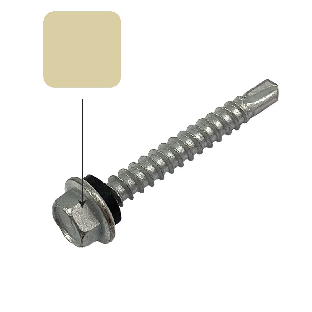 Sandbank Colorbond 10g-16 x 16mm Hex Head Self Drilling Screw Tek with NEO Seal Galvanised - Image 2