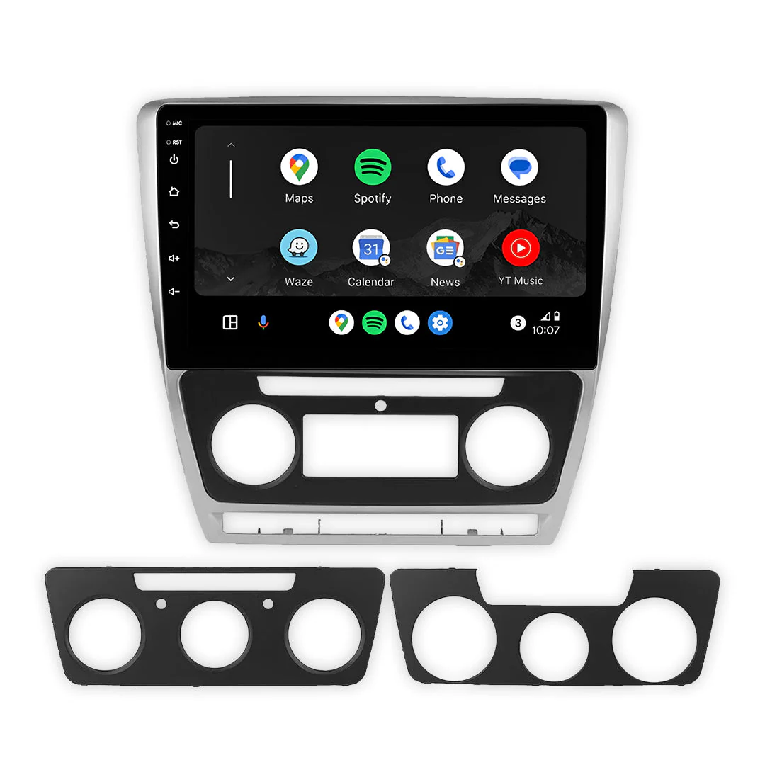 Skoda Octavia 1Z (2007 - 2012) 9" 13.3" Wireless Android 15 Head Unit for Apple CarPlay / Android Auto - Image 2