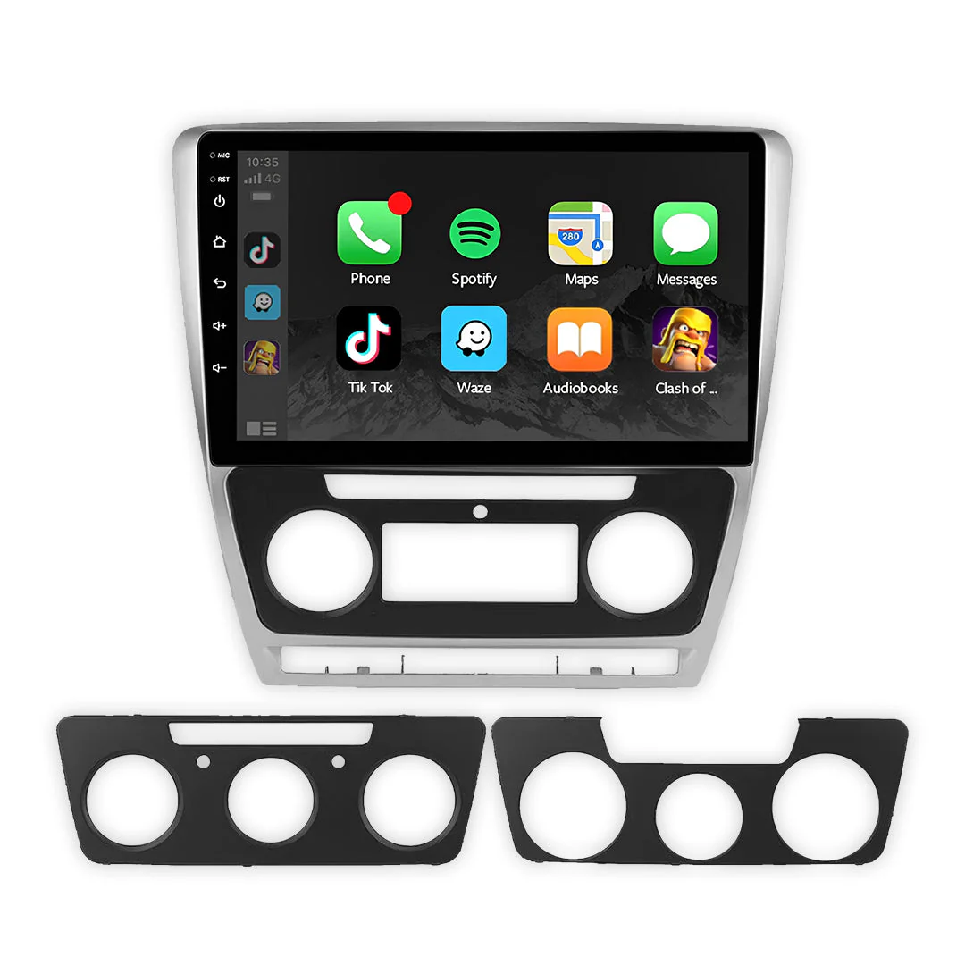 Skoda Octavia 1Z (2007 - 2012) 9" 13.3" Wireless Android 15 Head Unit for Apple CarPlay / Android Auto - Image 3