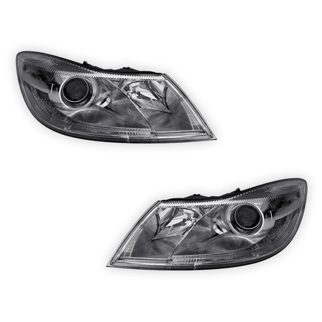 Skoda Octavia 1Z (2010 - 2013) OEM Style Headlights LH + RH - Image 2
