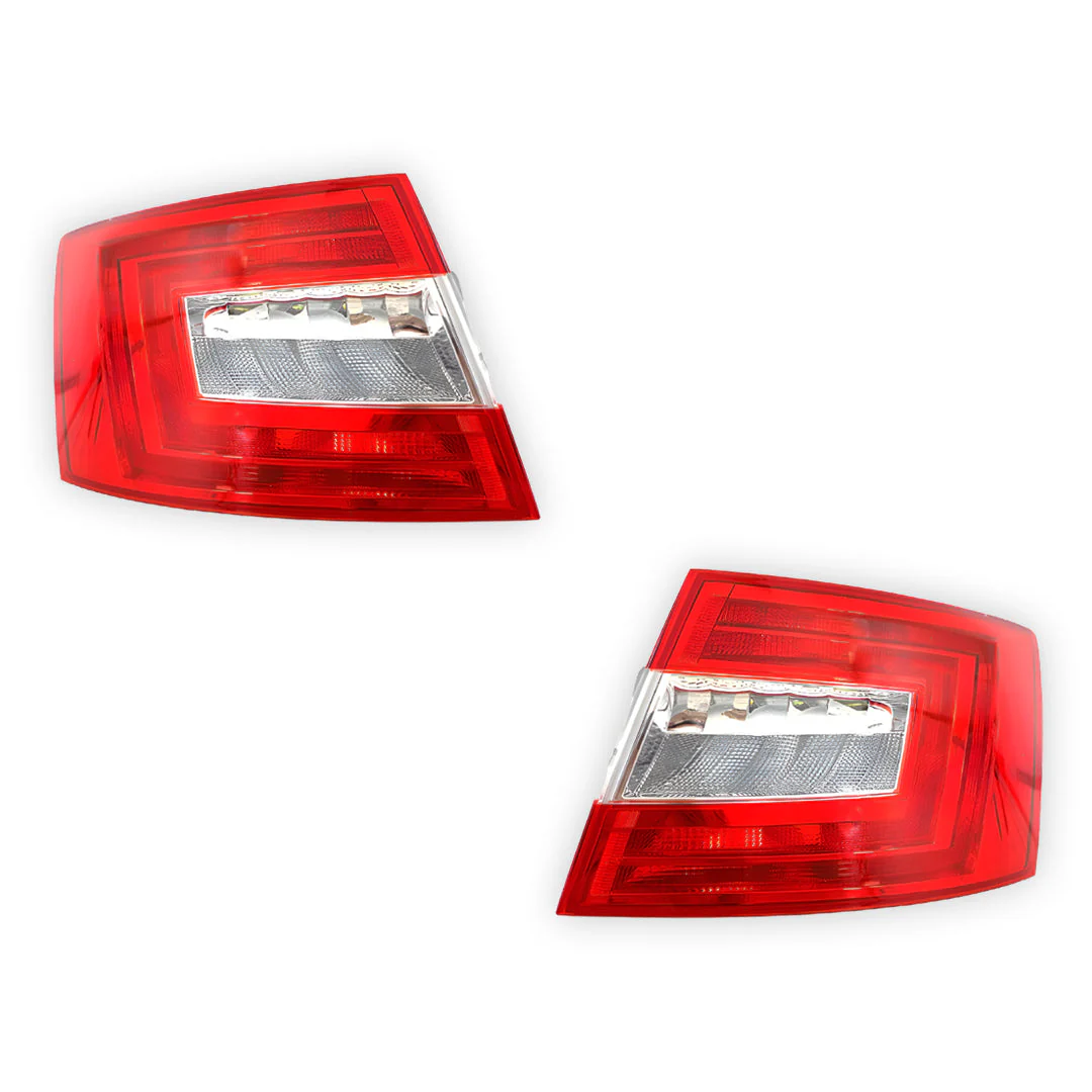 Skoda Octavia NE (2014 - 2016) OEM Style Tail Lights LH + RH - Image 2
