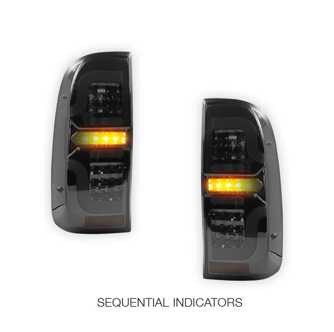 Toyota Hilux N70 (2005 - 2014) LED Tail Lights LH + RH - Image 3