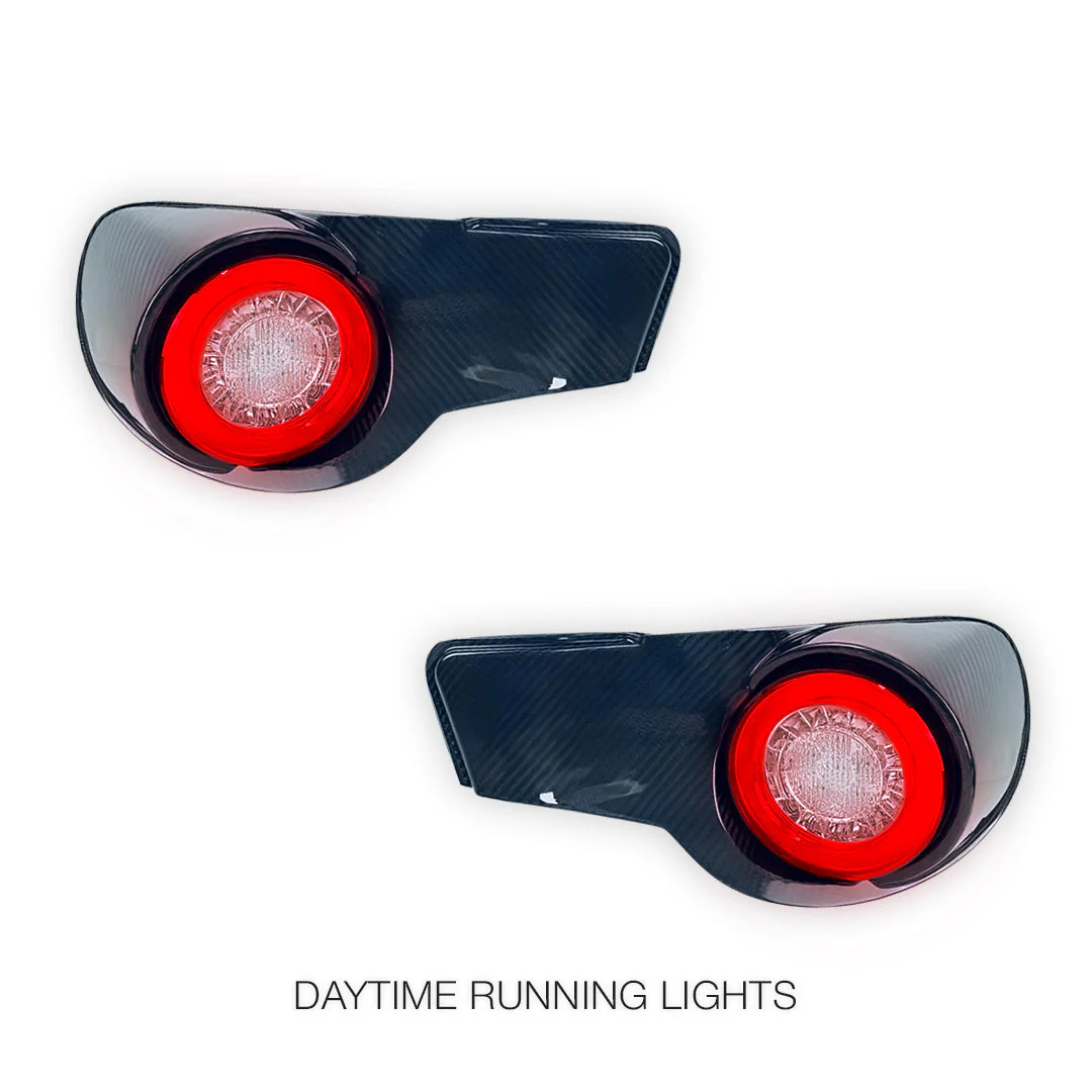Subaru BRZ 1st Gen (2012 - 2021) Carbon LED Tail Lights LH + RH - Image 2