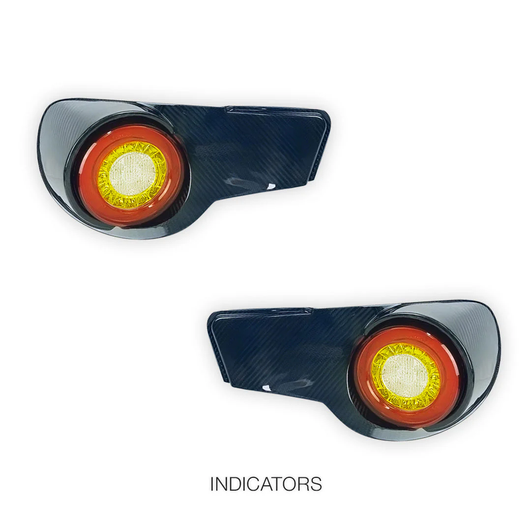 Subaru BRZ 1st Gen (2012 - 2021) Carbon LED Tail Lights LH + RH - Image 3