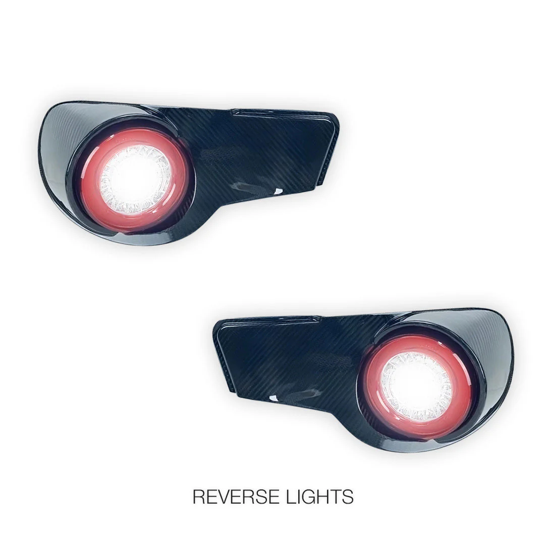 Subaru BRZ 1st Gen (2012 - 2021) Carbon LED Tail Lights LH + RH - Image 5