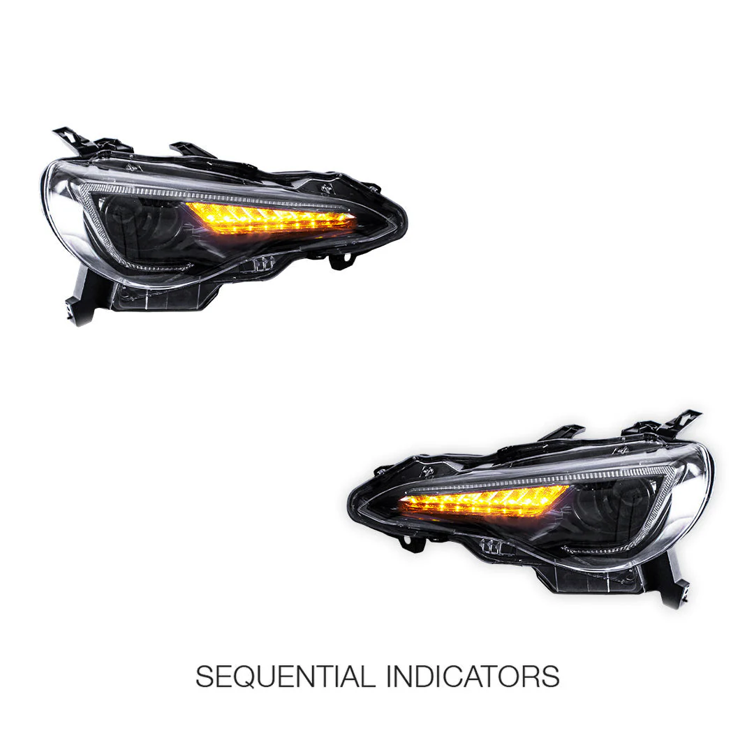 Subaru BRZ (2012 - 2021) Sequential Projector Headlights LH + RH - Image 5