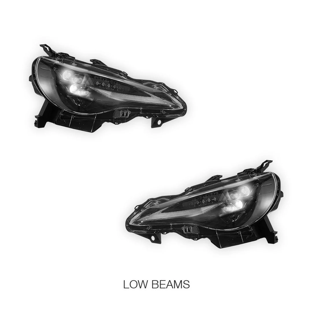 Subaru BRZ (2012 - 2021) Sequential RGB DRL Full LED Projector Headlights LH + RH - Image 4
