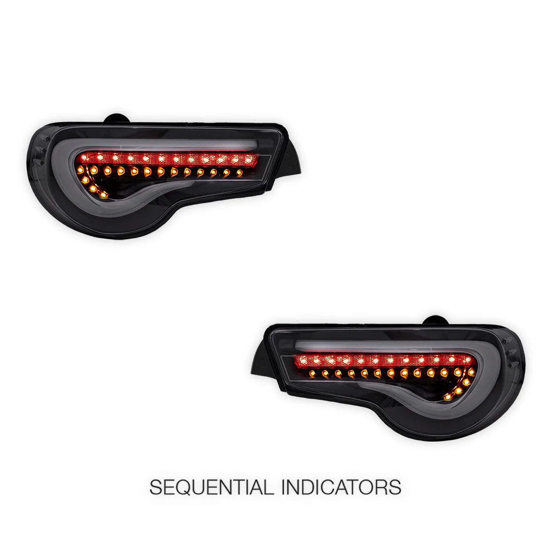 Subaru BRZ (2013 - 2020) Sequential Smoked Tail Lights LH + RH - Image 2