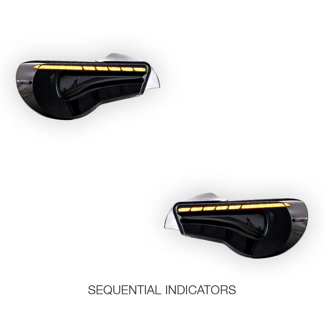 Subaru BRZ (2013 - 2020) Sequential Smoked Tail Lights LH + RH - Image 2