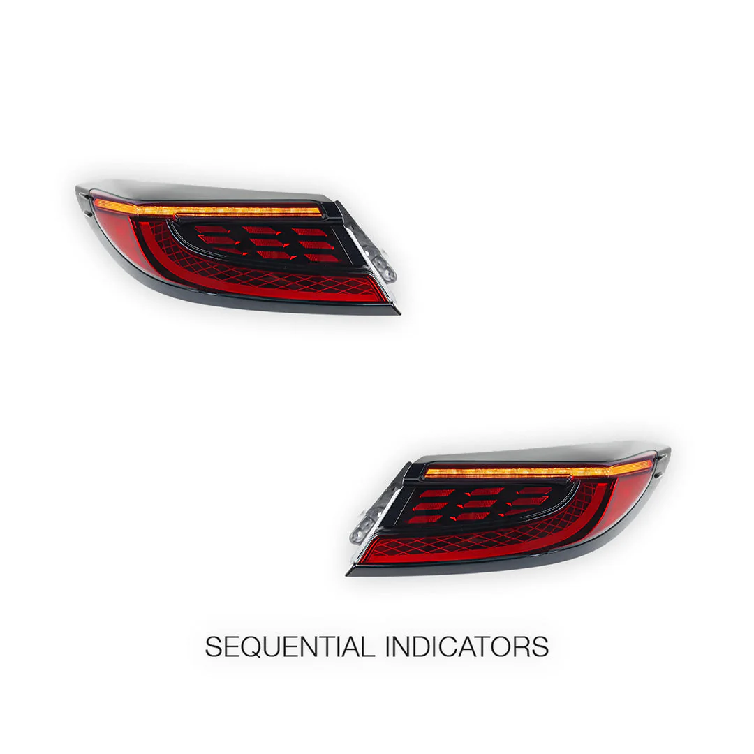Subaru BRZ 2nd Gen. (2022 - 2024) Sequential Red Full LED Tail Lights LH + RH - Image 4