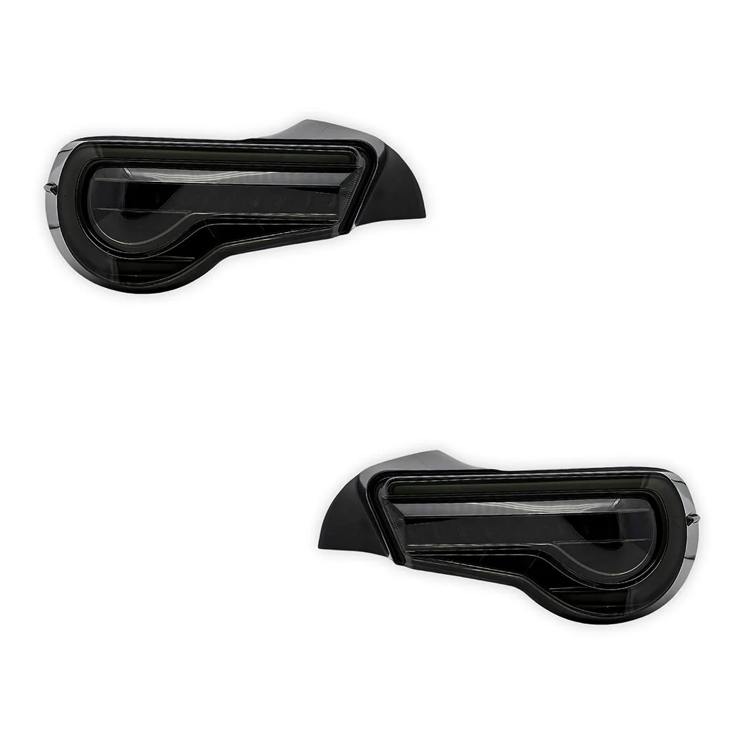 Subaru BRZ / ZC6 1st Gen. (2012 - 2021) Sequential Full Smoked LED Tail Lights LH + RH - Image 5