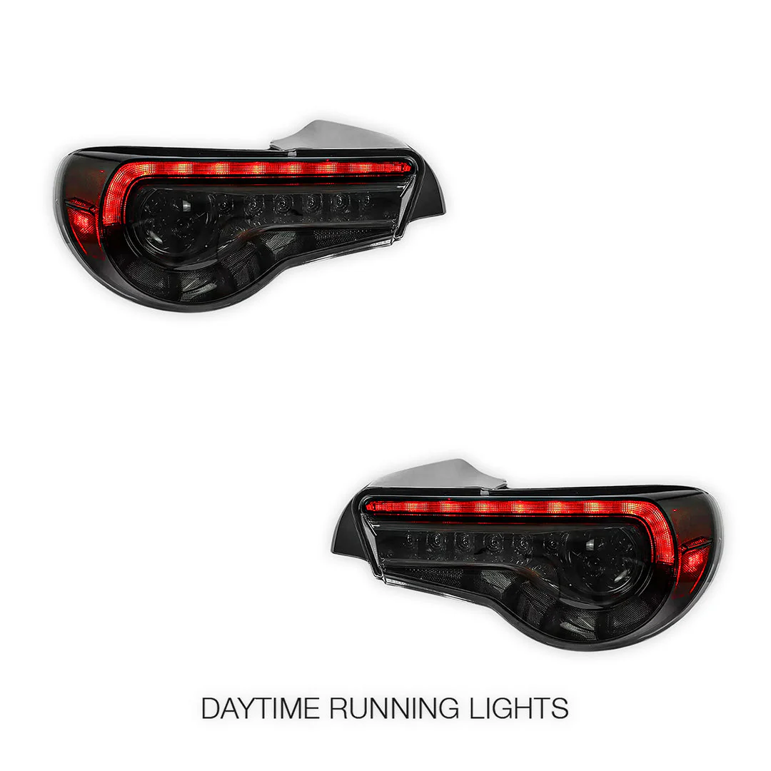 Subaru BRZ / ZC6 1st Gen. (2012 - 2021) Sequential Smoked Full LED Tail Lights LH + RH - Image 3