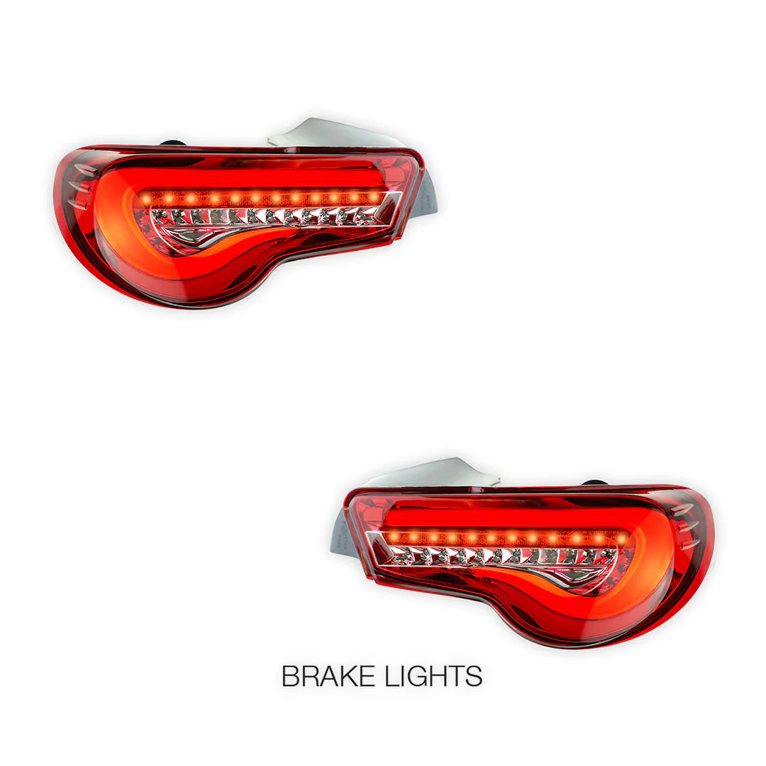 Subaru BRZ / ZC6 1st Gen. (2012 - 2021) Valenti Sequential Full Red LED Tail Lights LH + RH - Image 2