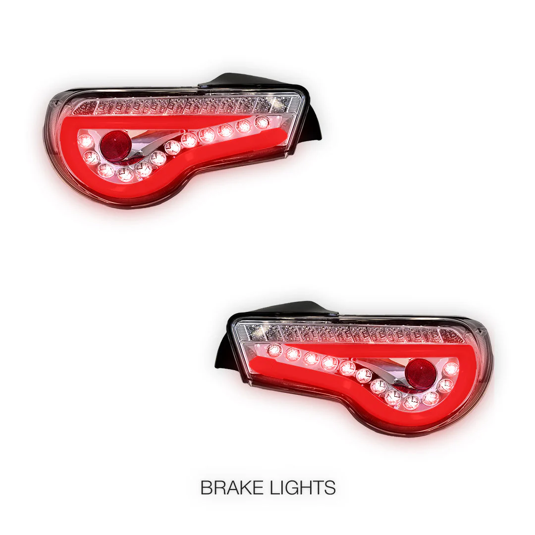 Subaru BRZ / ZC6 (2012 - 2021) Crystal Full LED Tail Lights LH + RH - Image 4