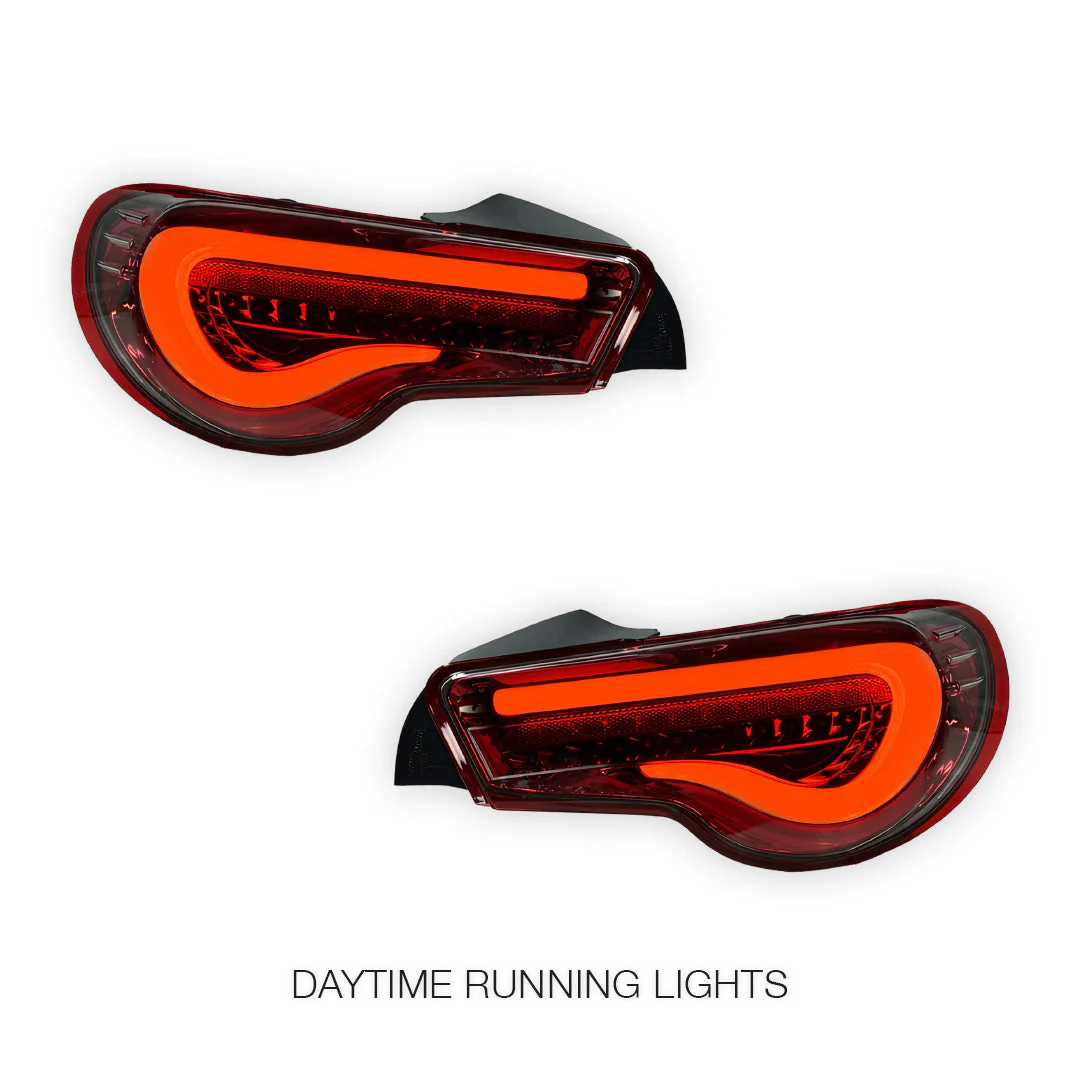 Subaru BRZ / ZC6 (2012 - 2021) Valenti JDM Sequential Clear Red LED Tail Lights LH + RH - Image 2