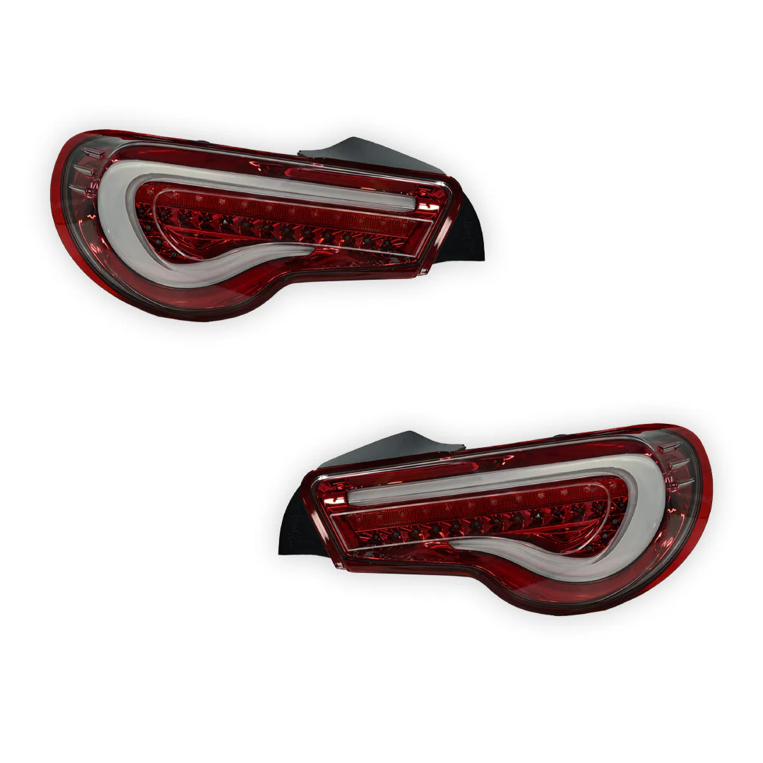 Subaru BRZ / ZC6 (2012 - 2021) Valenti JDM Sequential Clear Red LED Tail Lights LH + RH - Image 5