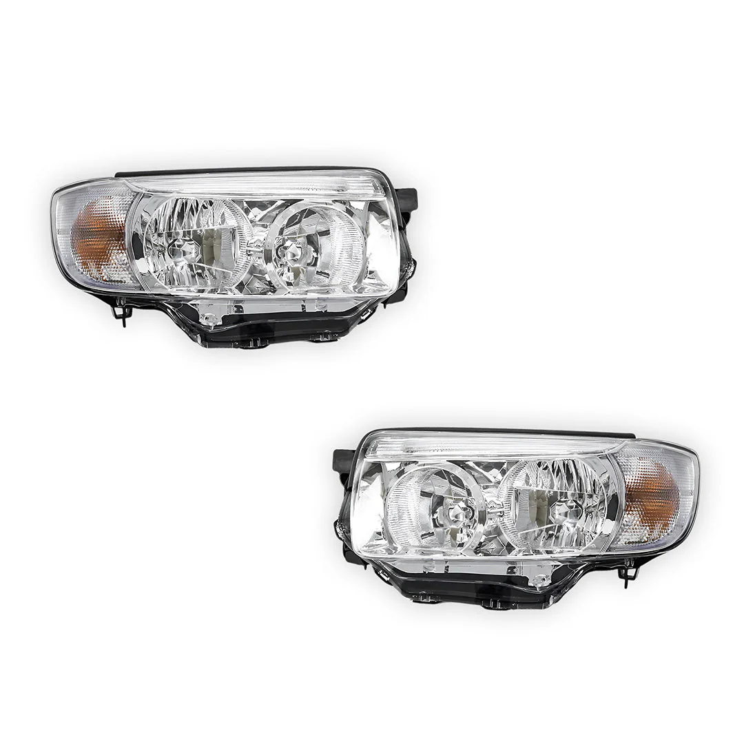Subaru Forester SG / SG9 (2005 - 2007) Headlights LH + RH - Image 2