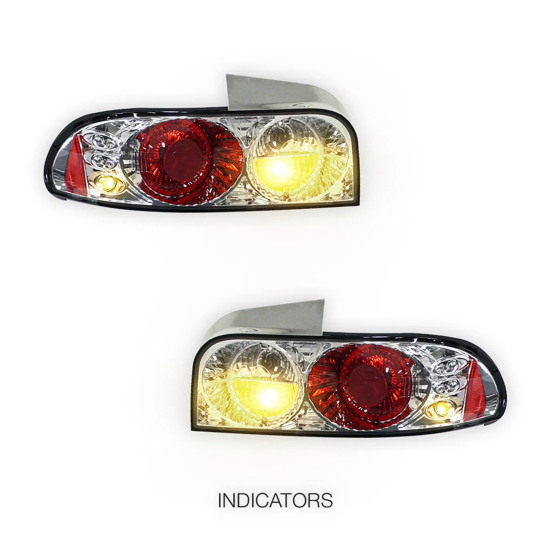 Subaru Impreza GC (1993 - 2000) Altezza Halogen Tail Lights LH + RH - Image 7