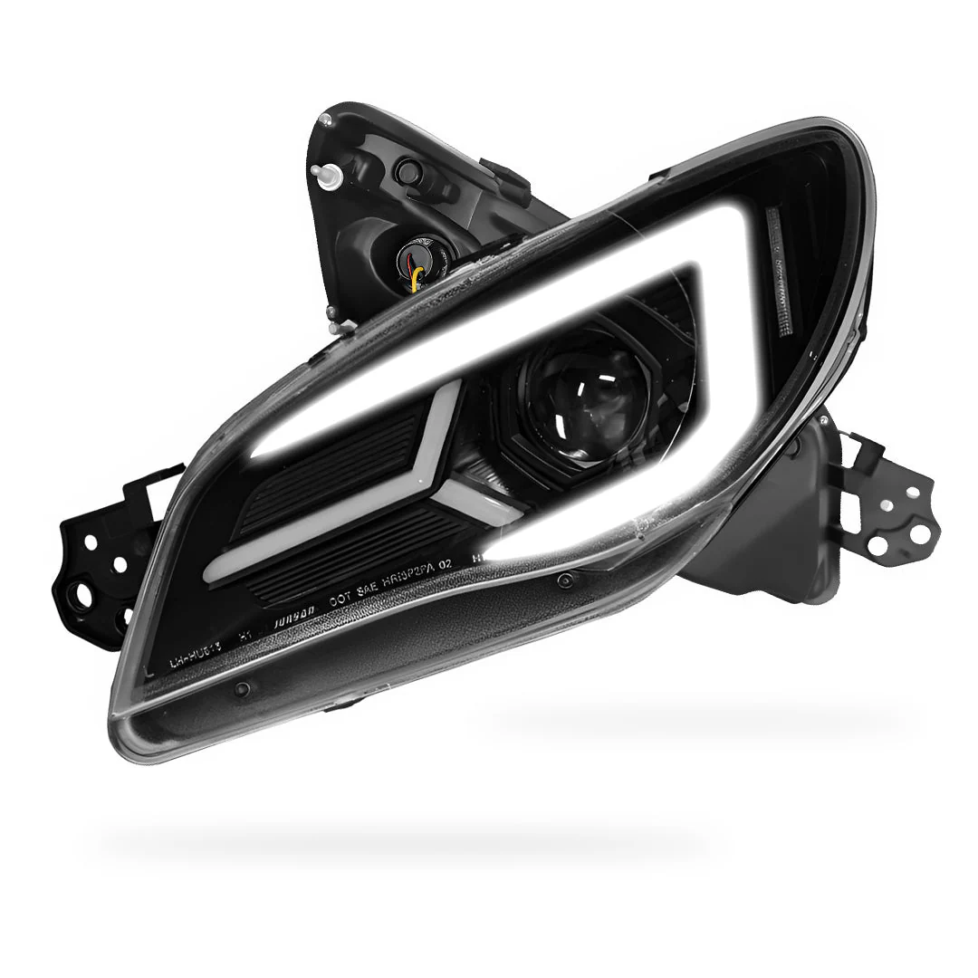 Subaru Impreza GD (2005 - 2007) Halogen Model LED DRL Projector Headlights LH + RH - Image 13