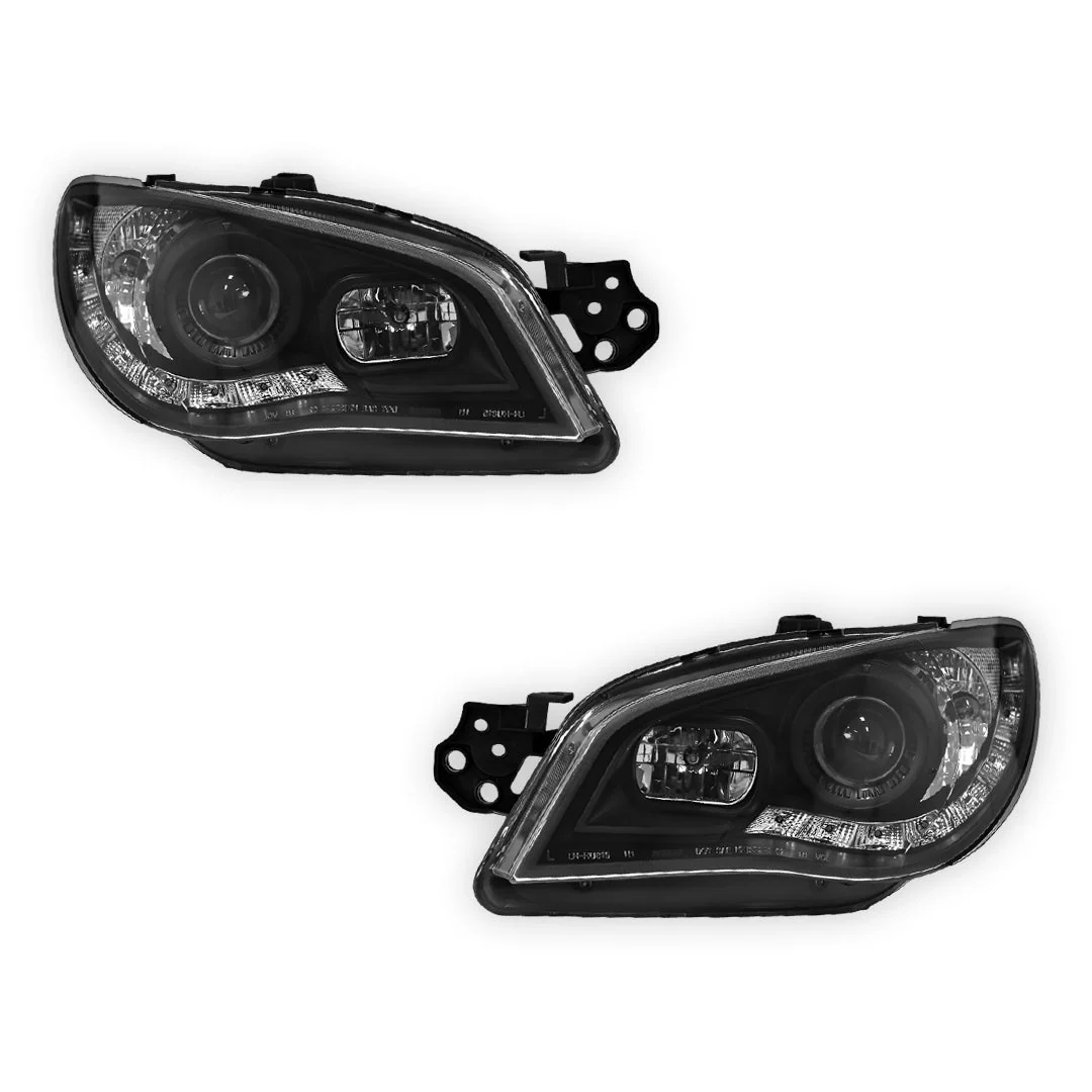Subaru Impreza GD (2005 - 2007) Halogen Model LED DRL Projector Headlights LH + RH - Image 8