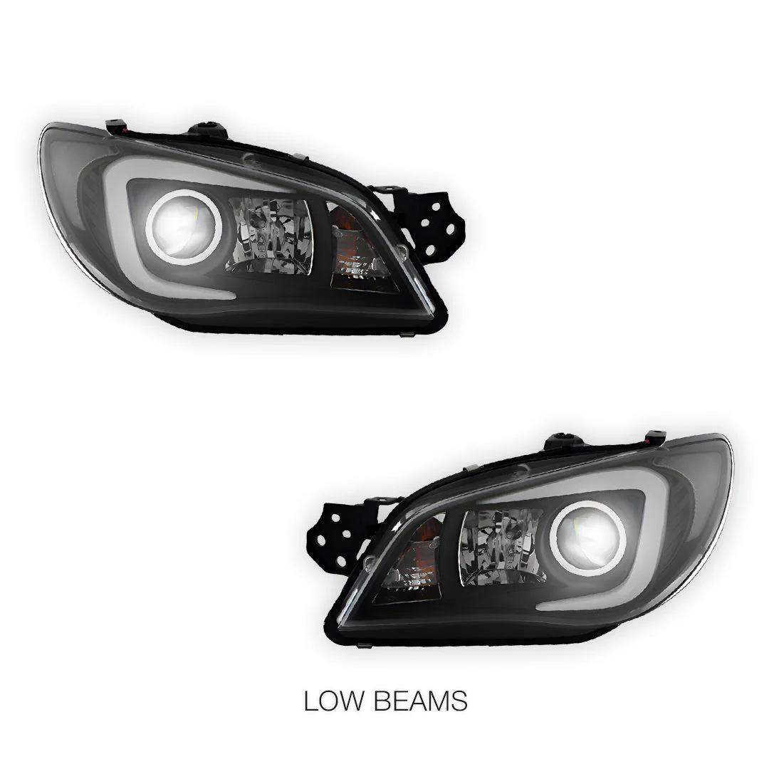 Subaru Impreza GD (2005 - 2007) Xenon Model LED 3D Stripe DRL Projector Headlights LH + RH - Image 4