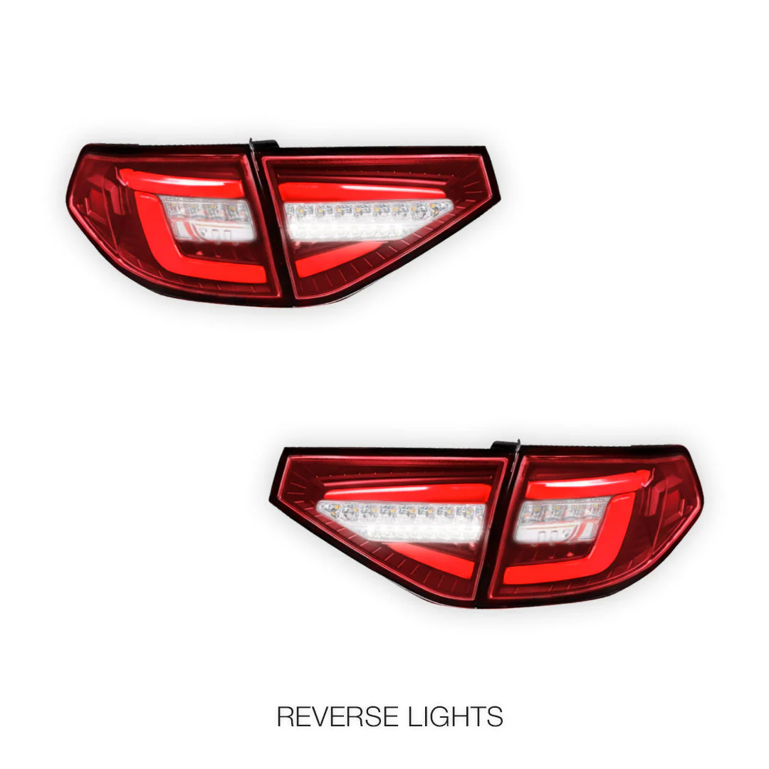 Subaru Impreza GE / GP (2007 - 2013) Sequential 3D LED Stripe Bar Tail Lights LH + RH - Image 11