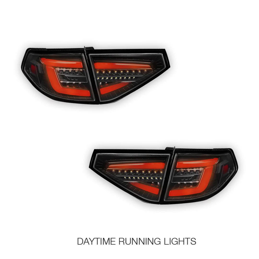 Subaru Impreza GE / GP (2007 - 2013) Sequential 3D LED Stripe Bar Tail Lights LH + RH - Image 14