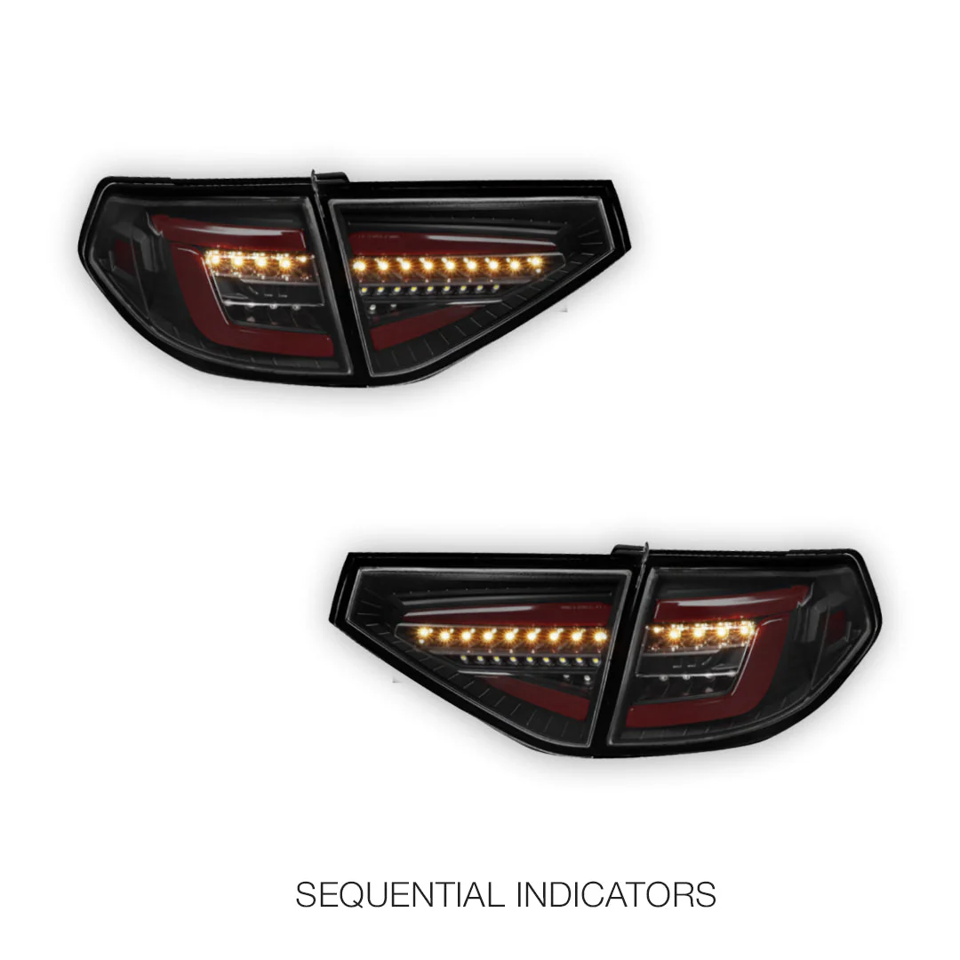 Subaru Impreza GE / GP (2007 - 2013) Sequential 3D LED Stripe Bar Tail Lights LH + RH - Image 15