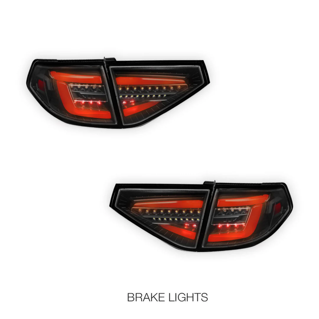 Subaru Impreza GE / GP (2007 - 2013) Sequential 3D LED Stripe Bar Tail Lights LH + RH - Image 16