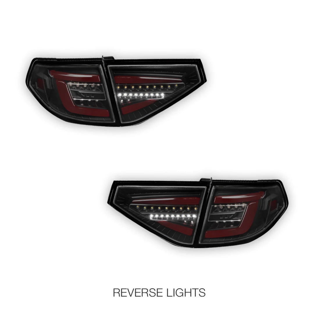Subaru Impreza GE / GP (2007 - 2013) Sequential 3D LED Stripe Bar Tail Lights LH + RH - Image 17