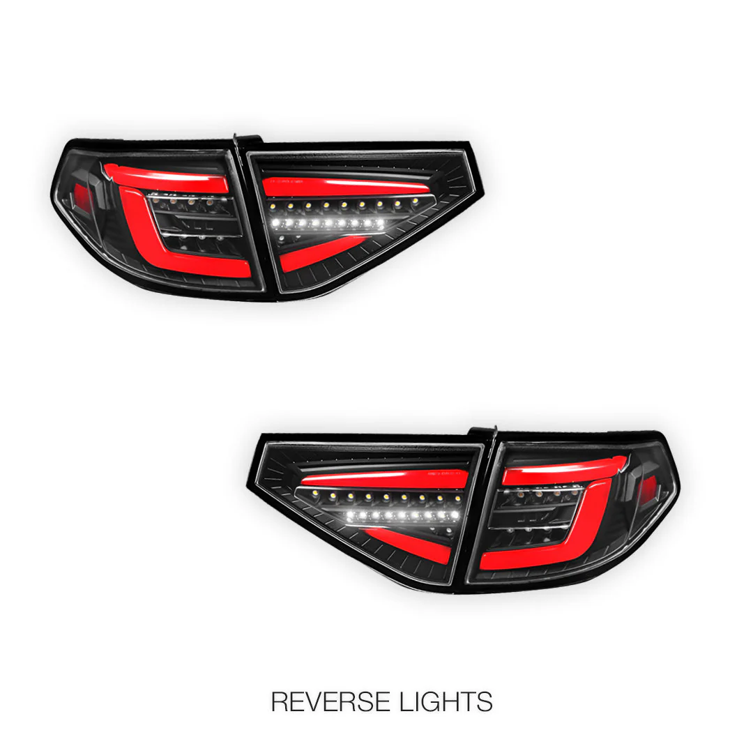 Subaru Impreza GE / GP (2007 - 2013) Sequential 3D LED Stripe Bar Tail Lights LH + RH - Image 5