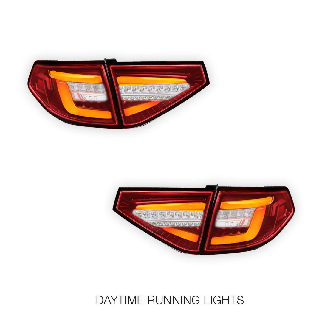 Subaru Impreza GE / GP (2007 - 2013) Sequential 3D LED Stripe Bar Tail Lights LH + RH - Image 8