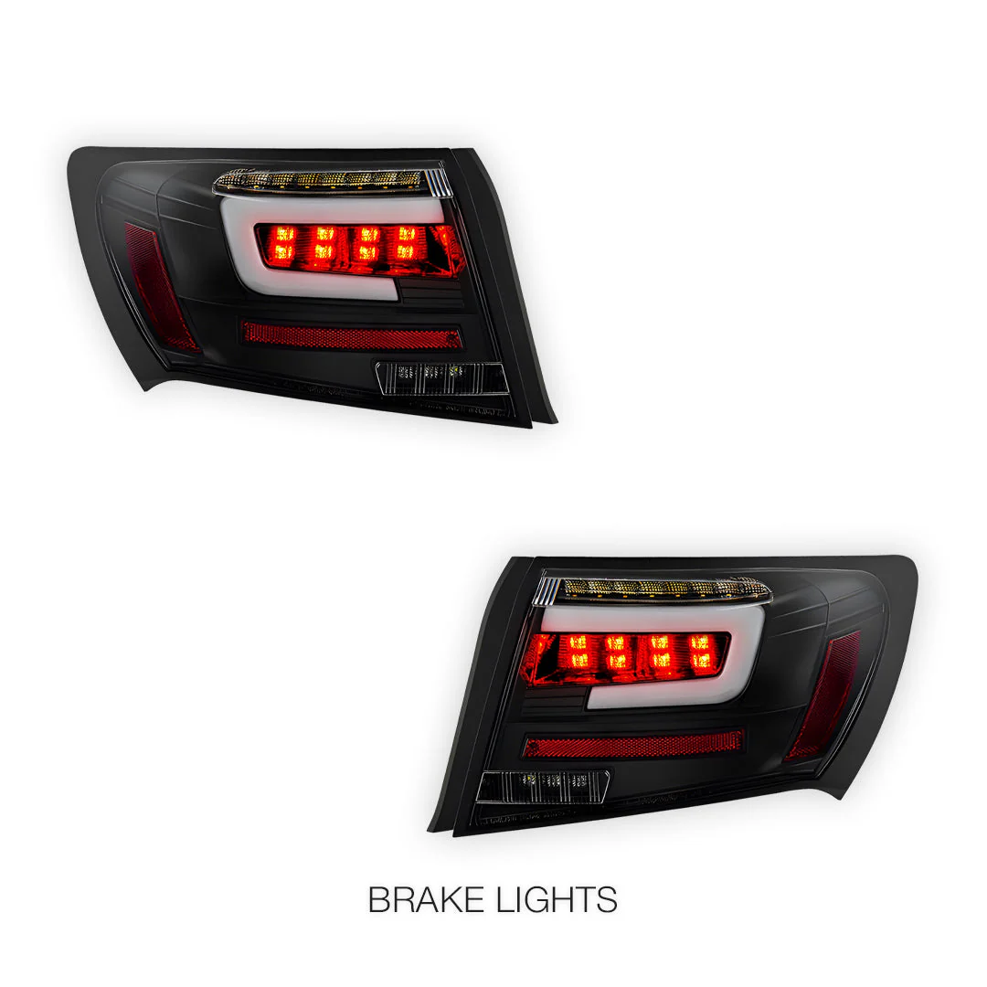 Subaru Impreza GH / GJ (2007 - 2013) Sequential 3D LED Stripe Bar Tail Lights LH + RH - Image 3