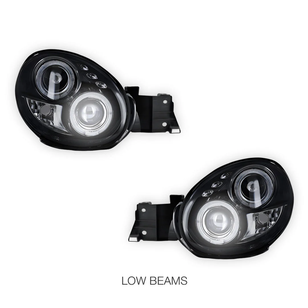 Subaru Impreza GD (2001 - 2003) Angel-Eyes DRL Projector Headlights Bugeye LH + RH - Image 4