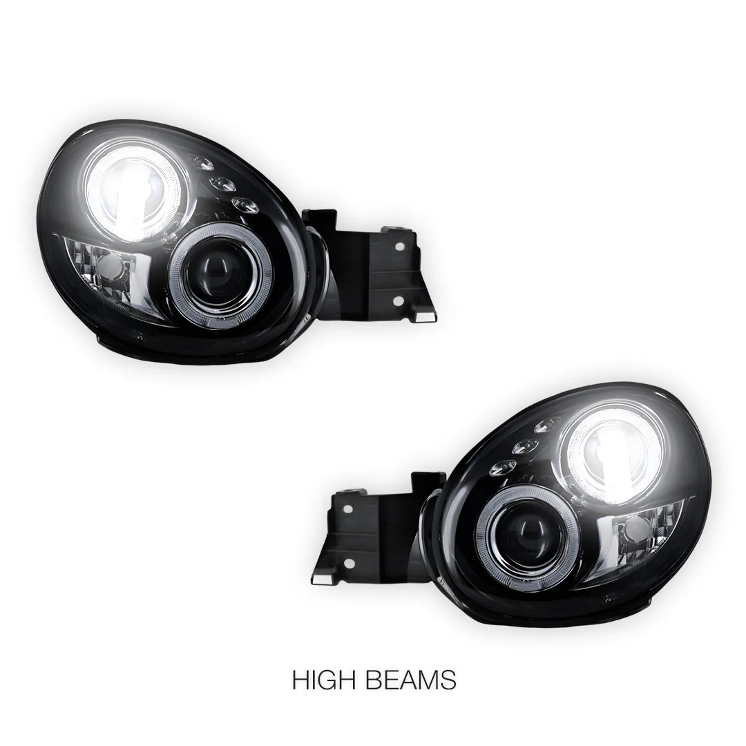 Subaru Impreza GD (2001 - 2003) Angel-Eyes DRL Projector Headlights Bugeye LH + RH - Image 5