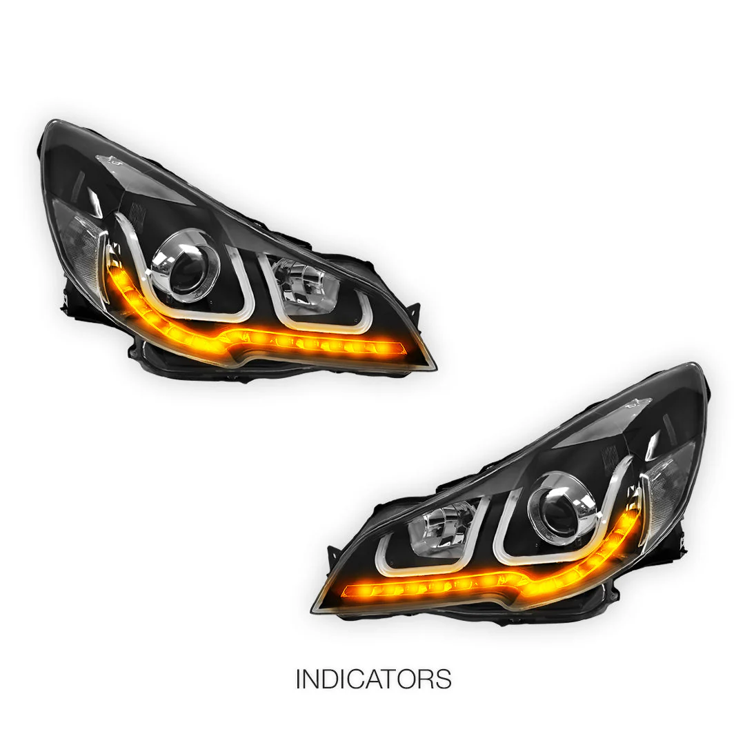 Subaru Liberty BM / BR GEN 5 (2009 - 2014) 3D DRL Projector Headlights LH + RH - Image 3