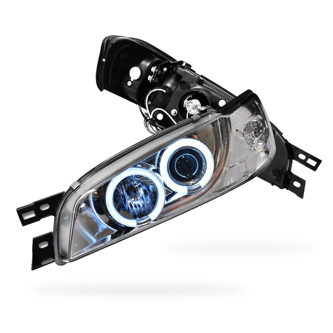 Subaru WRX GC / GF STI (1994 - 2000) CCFL Angel-Eyes DRL Projector Headlights LH + RH - Image 7