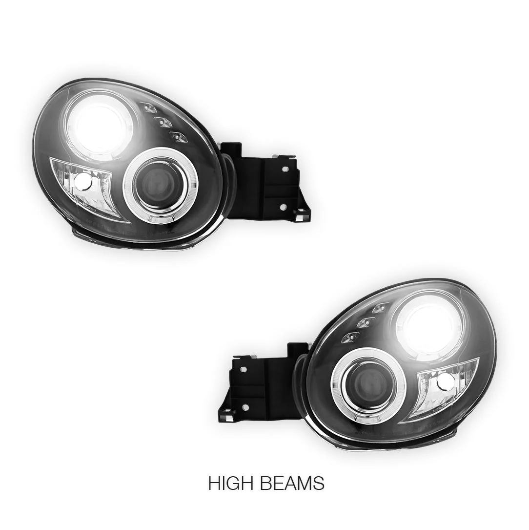 Subaru WRX GD (2001 - 2003) Angel-Eyes DRL Projector Headlights Bugeye LH + RH - Image 5