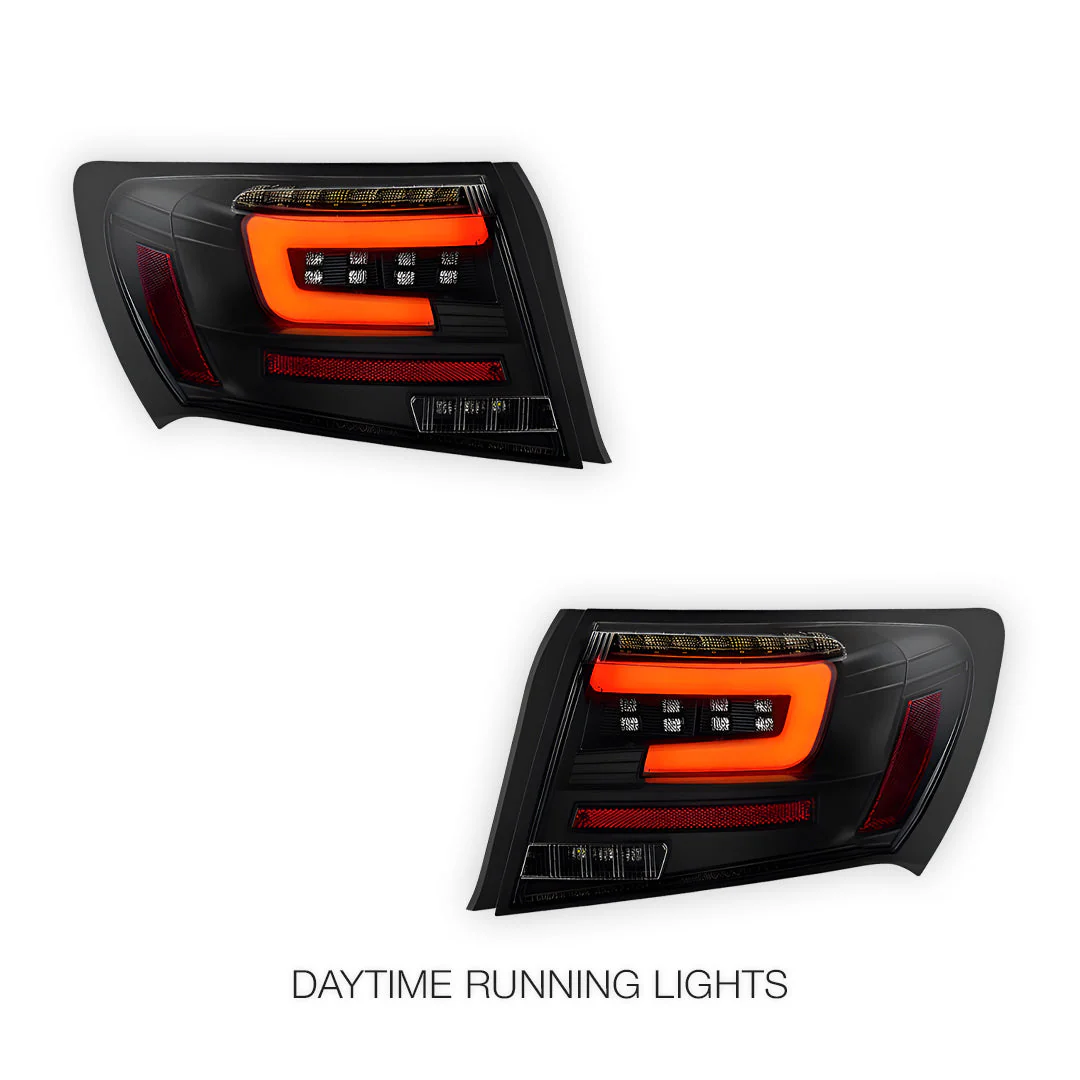 Subaru WRX GE / GR (2007 - 2013) Sequential 3D LED Stripe Bar Tail Lights LH + RH - Image 2