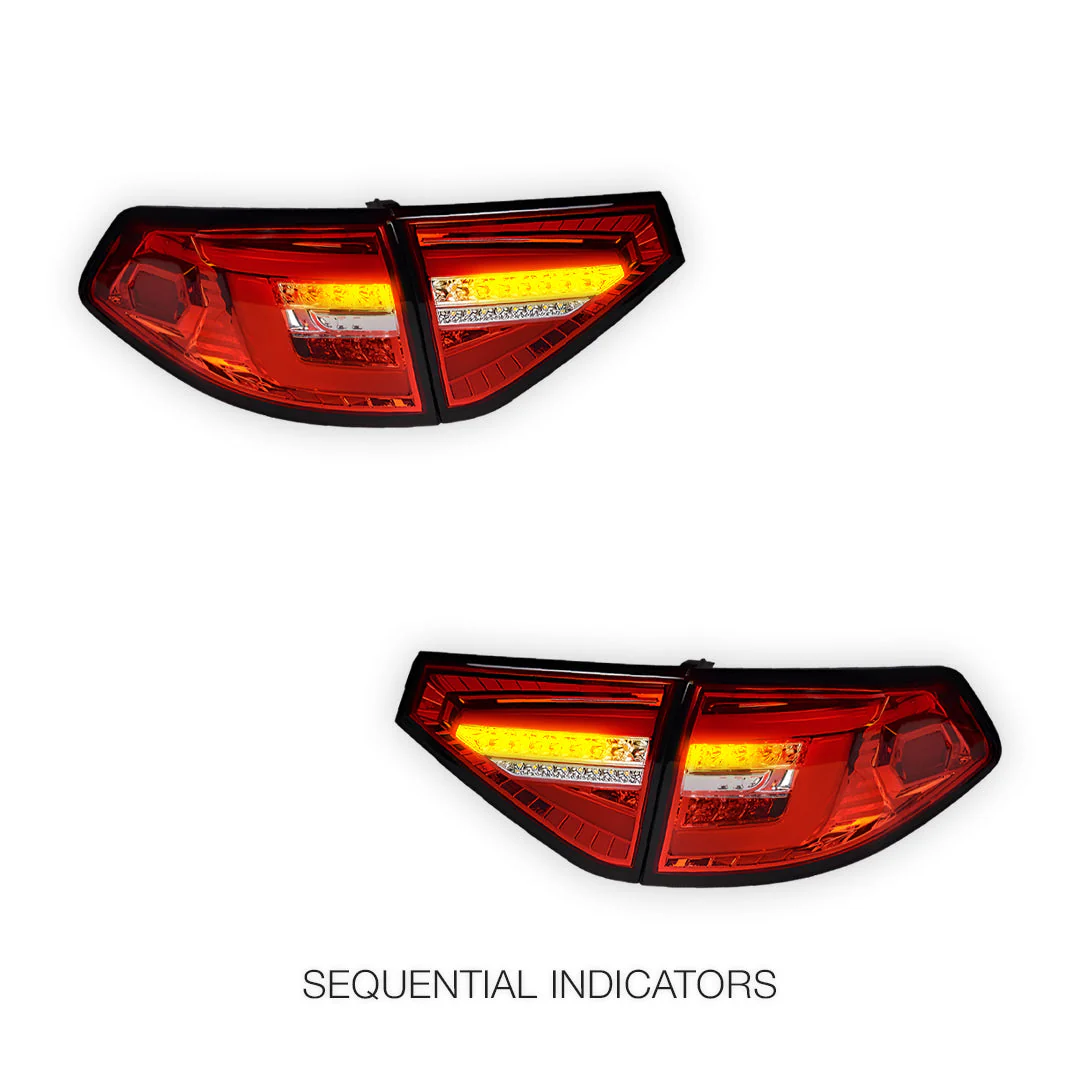 Subaru WRX GH / GV (2007 - 2013) Sequential 3D LED Stripe Bar Tail Lights LH + RH - Image 10