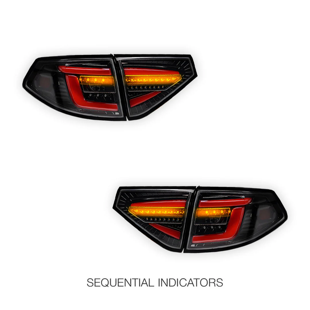 Subaru WRX GH / GV (2007 - 2013) Sequential 3D LED Stripe Bar Tail Lights LH + RH - Image 4