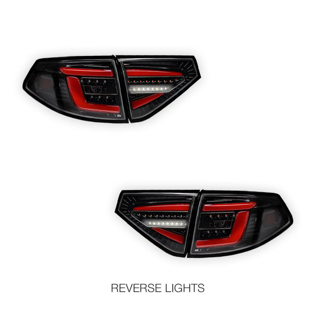 Subaru WRX GH / GV (2007 - 2013) Sequential 3D LED Stripe Bar Tail Lights LH + RH - Image 5