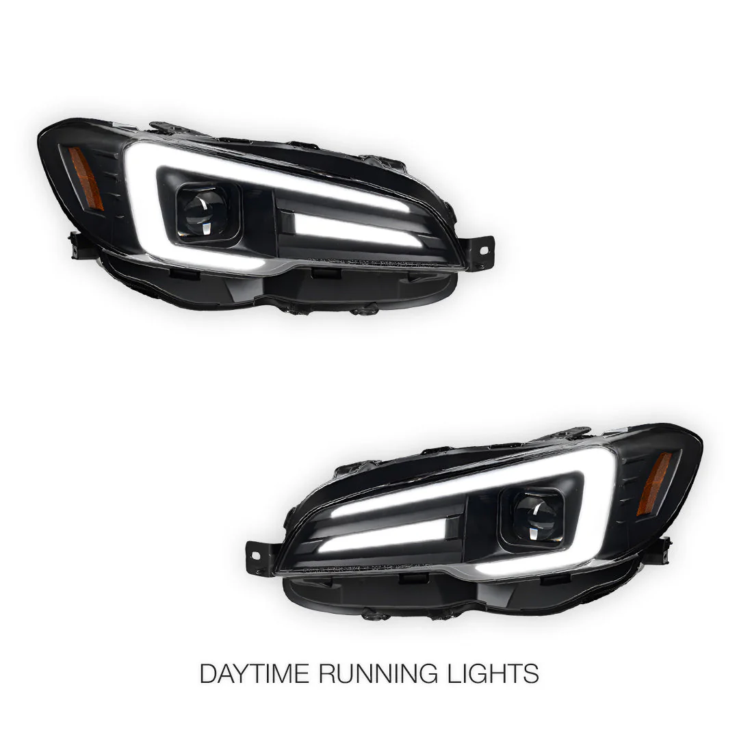 Subaru WRX VA STI (2014 - 2021) Full LED DRL & Sequential Indicator Projector Headlights LH + RH - Image 2