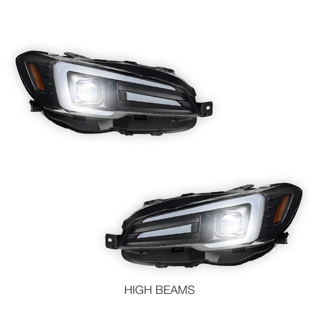 Subaru WRX VA STI (2014 - 2021) Full LED DRL & Sequential Indicator Projector Headlights LH + RH - Image 5