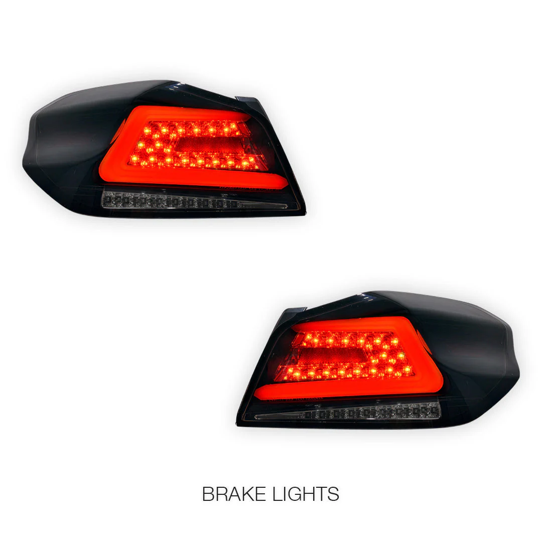 Subaru WRX VA (2014 - 2021) Sequential LED 3D Stripe Bar Tail Lights LH + RH - Image 10