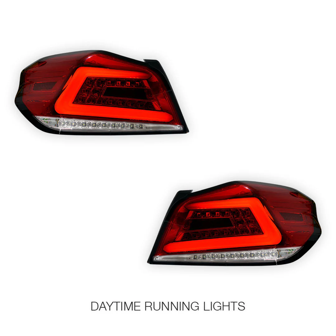 Subaru WRX VA (2014 - 2021) Sequential LED 3D Stripe Bar Tail Lights LH + RH - Image 2