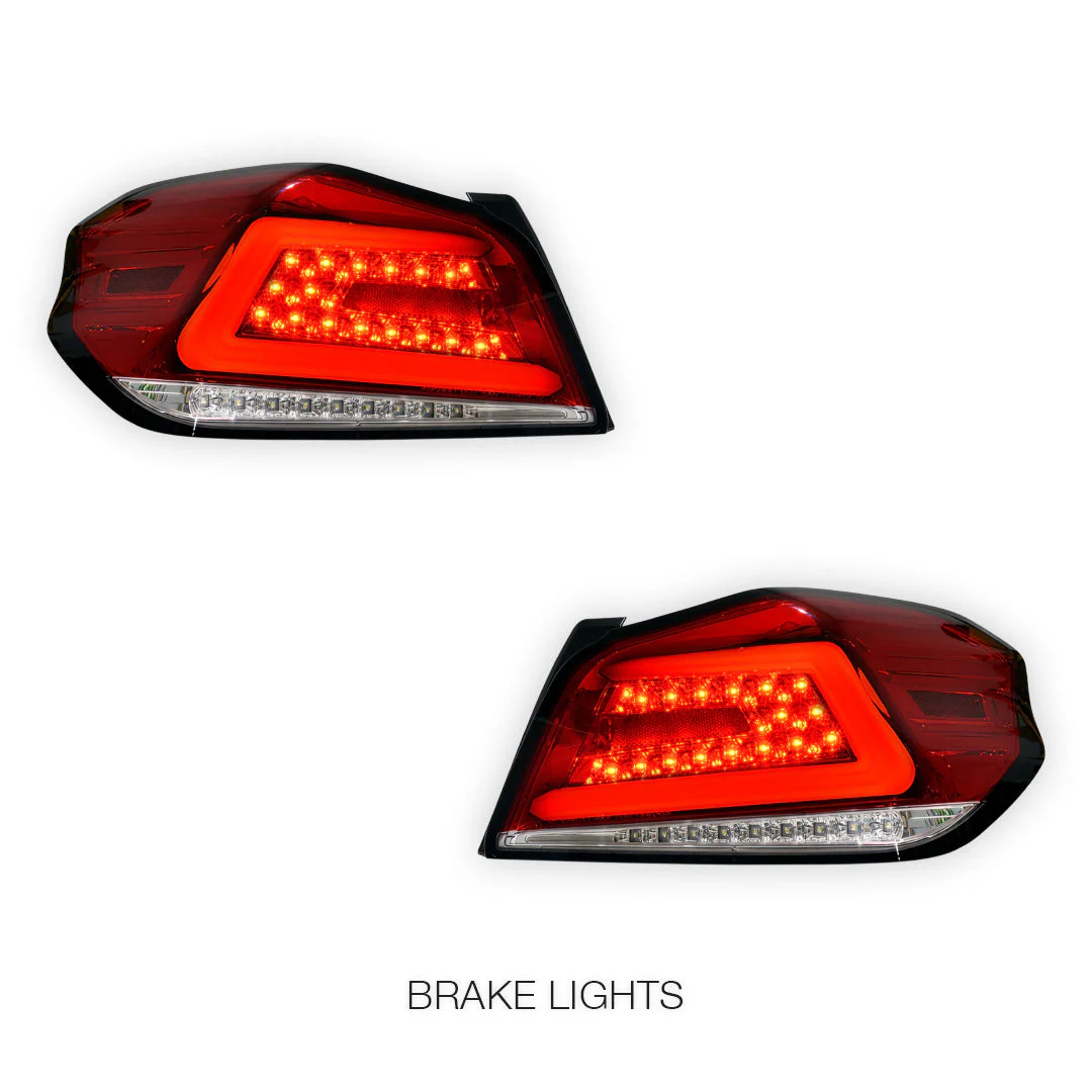 Subaru WRX VA (2014 - 2021) Sequential LED 3D Stripe Bar Tail Lights LH + RH - Image 4