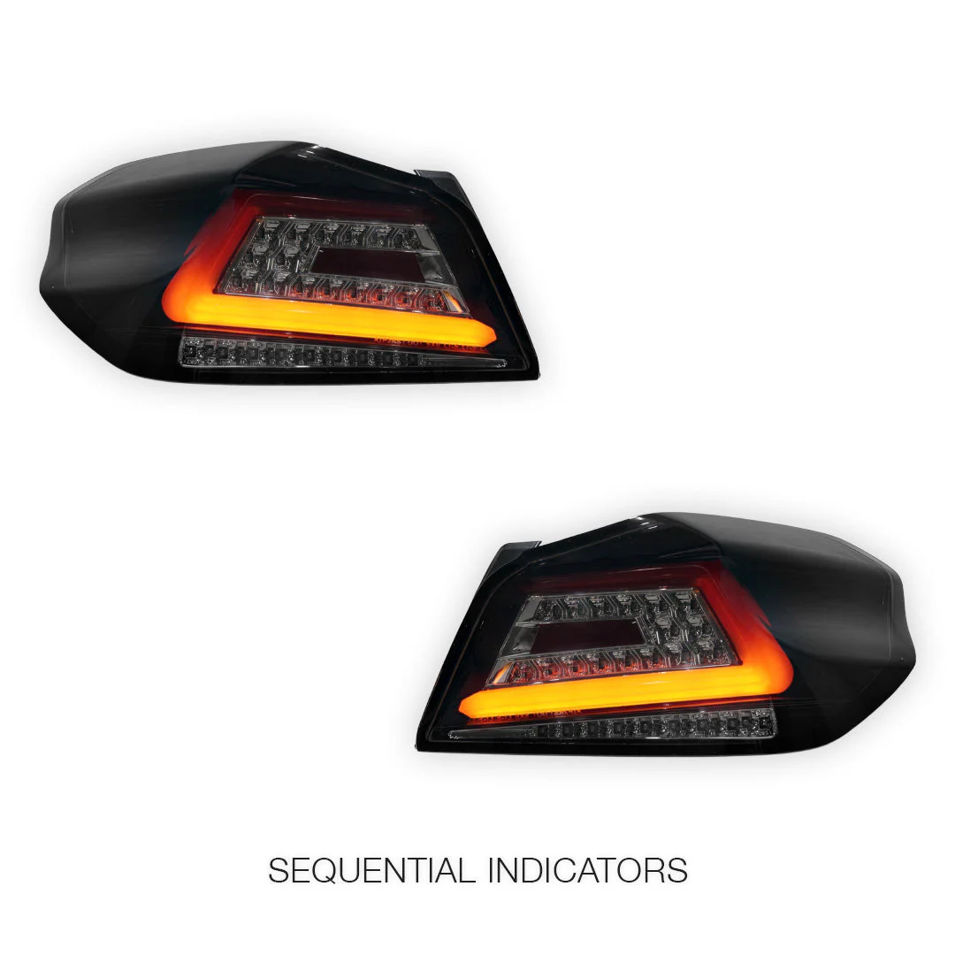 Subaru WRX VA (2014 - 2021) Sequential LED 3D Stripe Bar Tail Lights LH + RH - Image 9