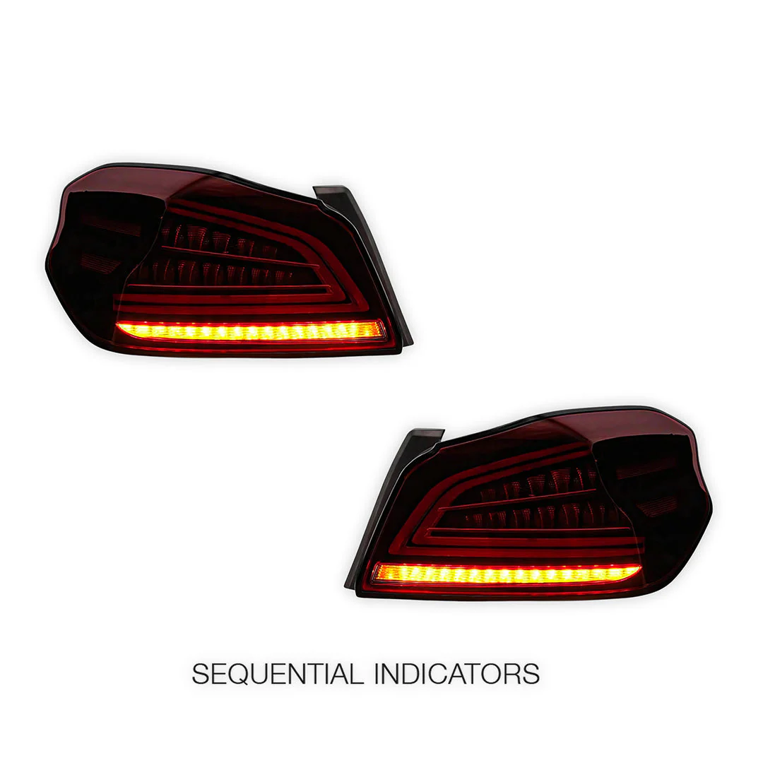 Subaru WRX VA (2015 - 2021) Sequential Red Tail Lights LH + RH - Image 4